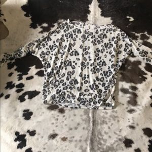 Boutique Medium Cheetah Print Top